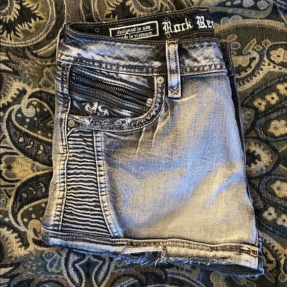 Rock revival Moto shorts NWT - Picture 9 of 16